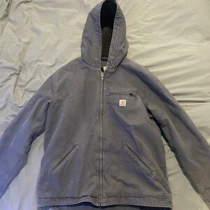 Carhartt Gray Hooded Jacket